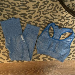 Gymshark Blue Activewear Set